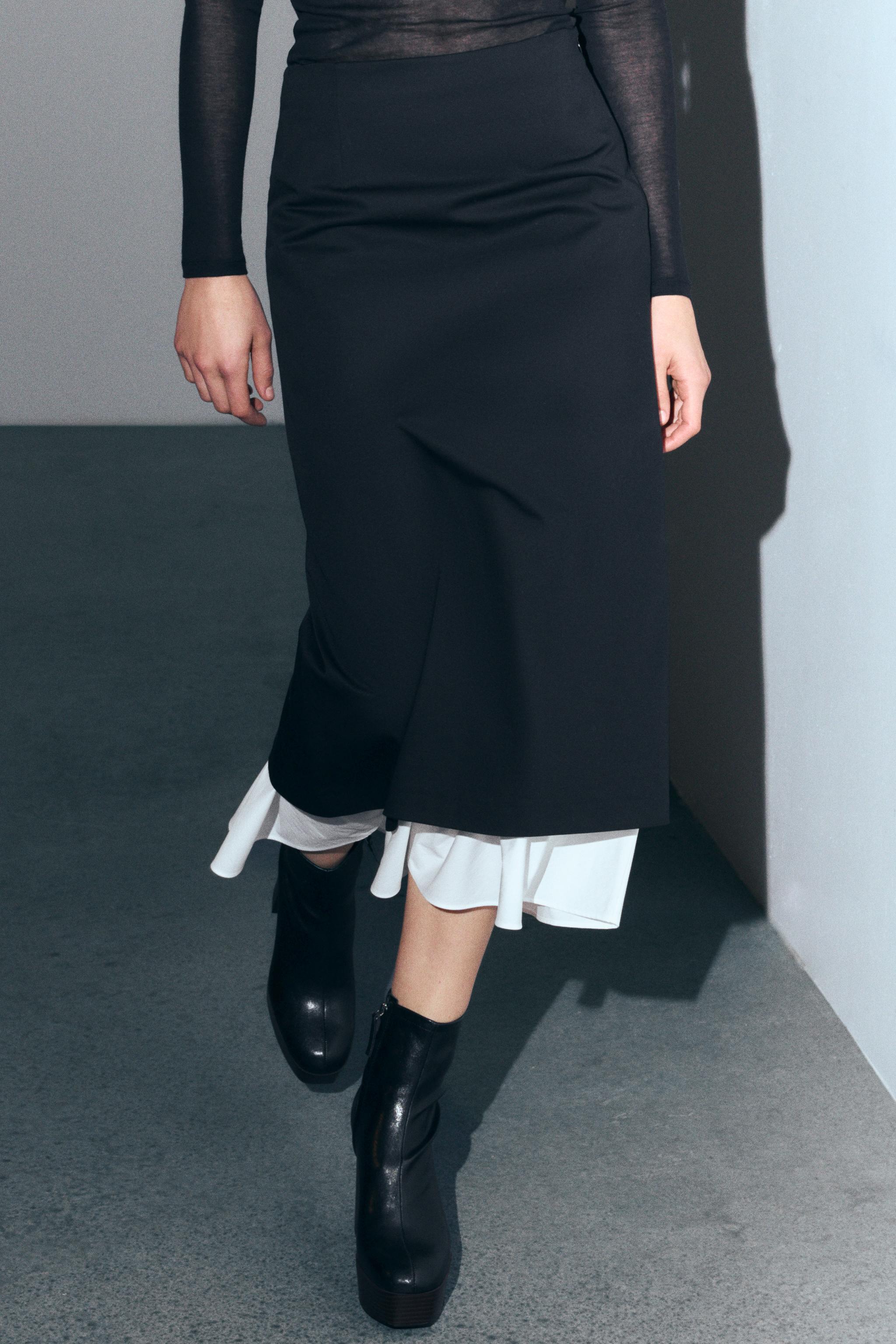 ZW COLLECTION COMBINATION SKIRT